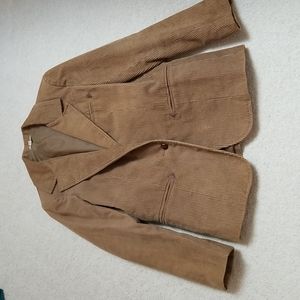 Women's size 9/10 corduroy light brown blazer.